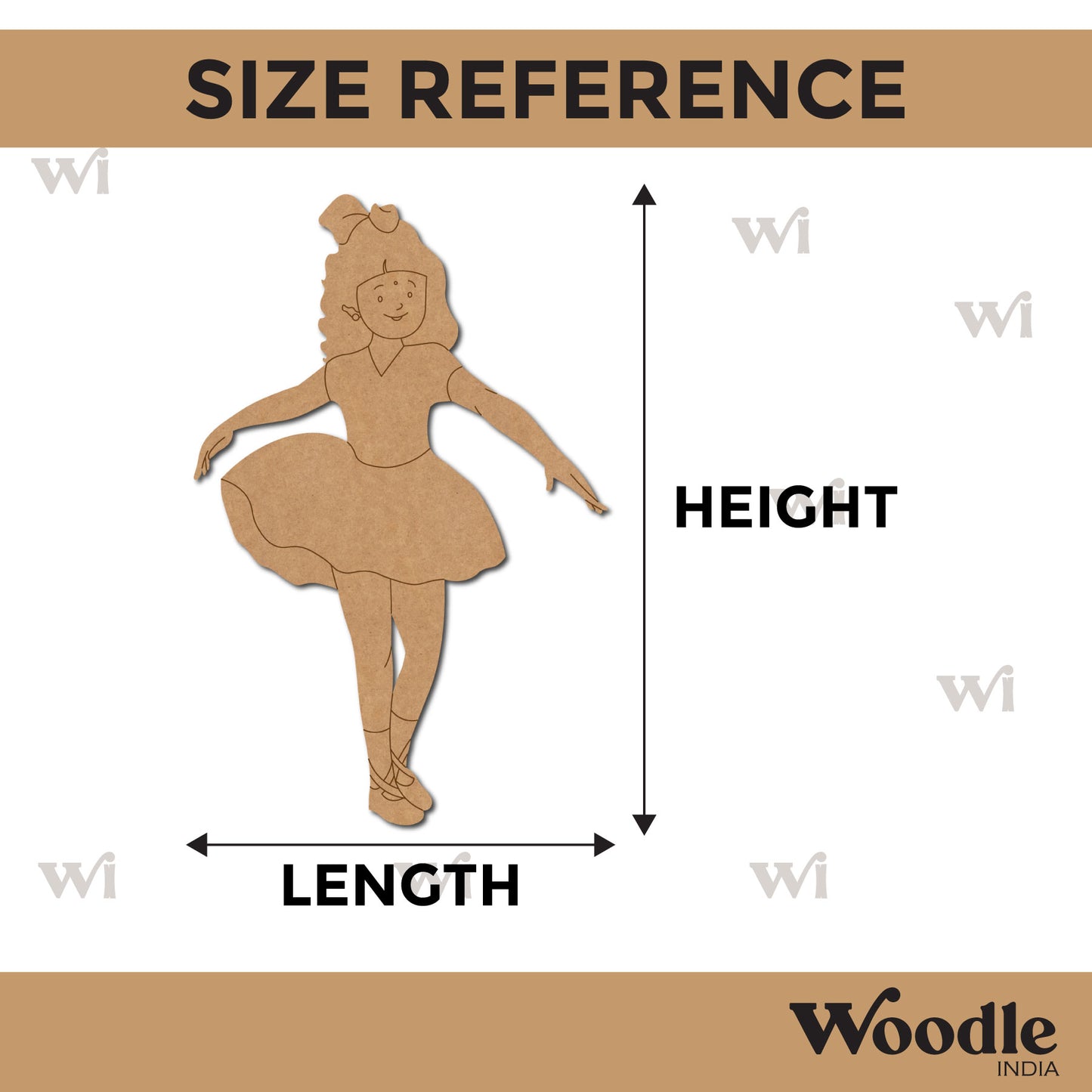 Washing Powder Nirma Girl Pre Marked MDF Design 1