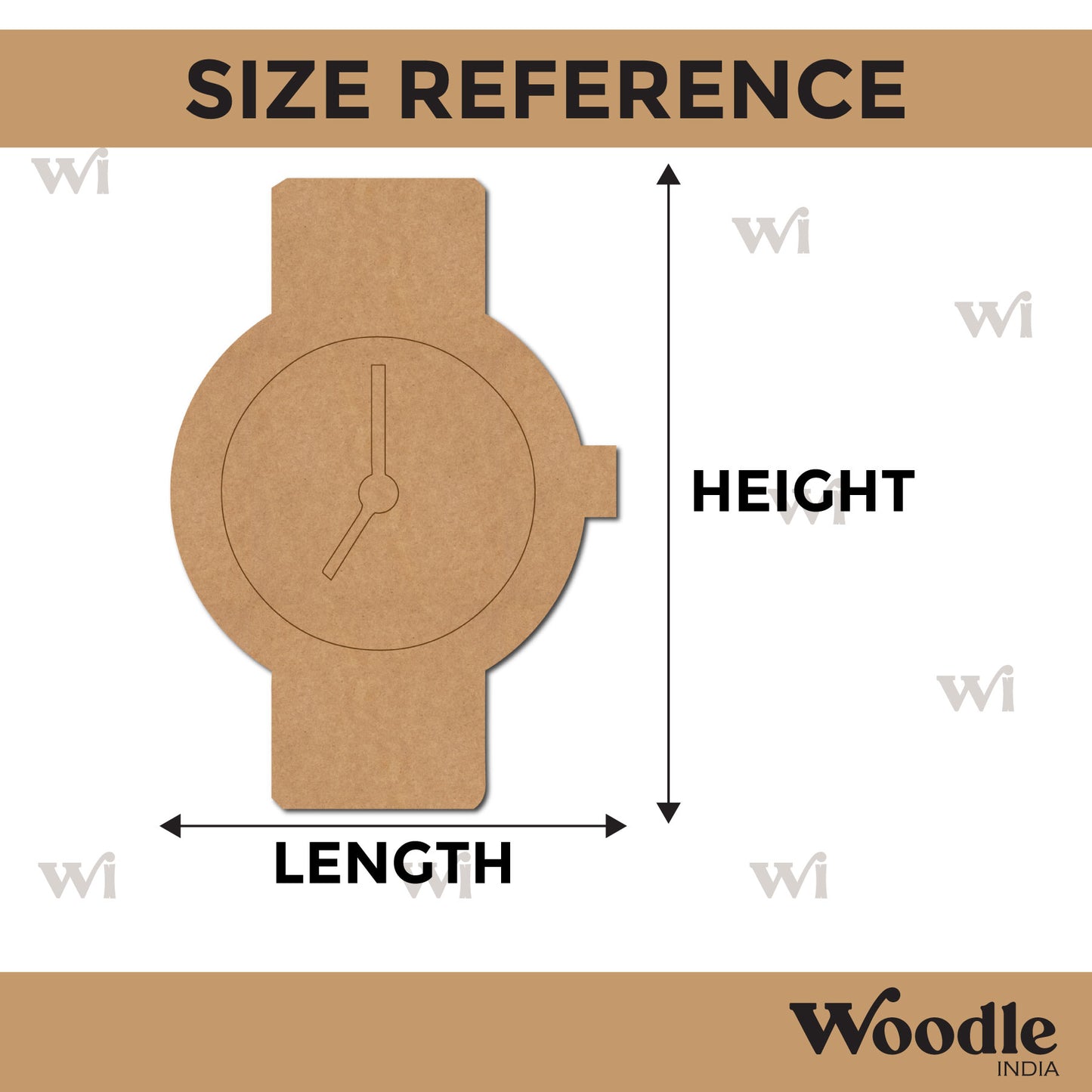 Watch Pre Marked MDF Design 1