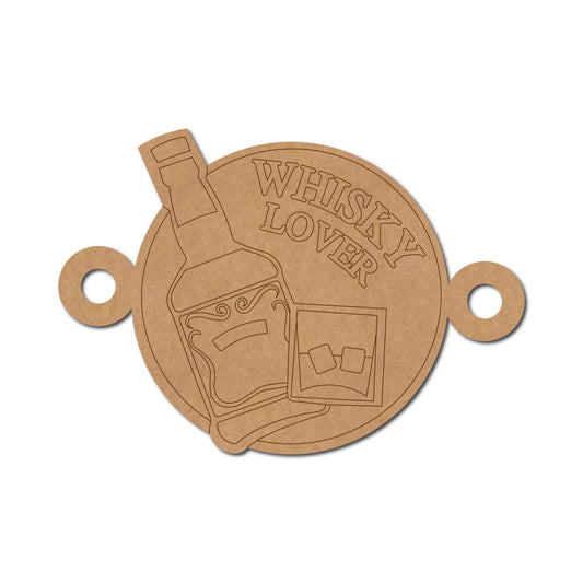 Whisky Lover Rakhi Pre Marked MDF Design 1