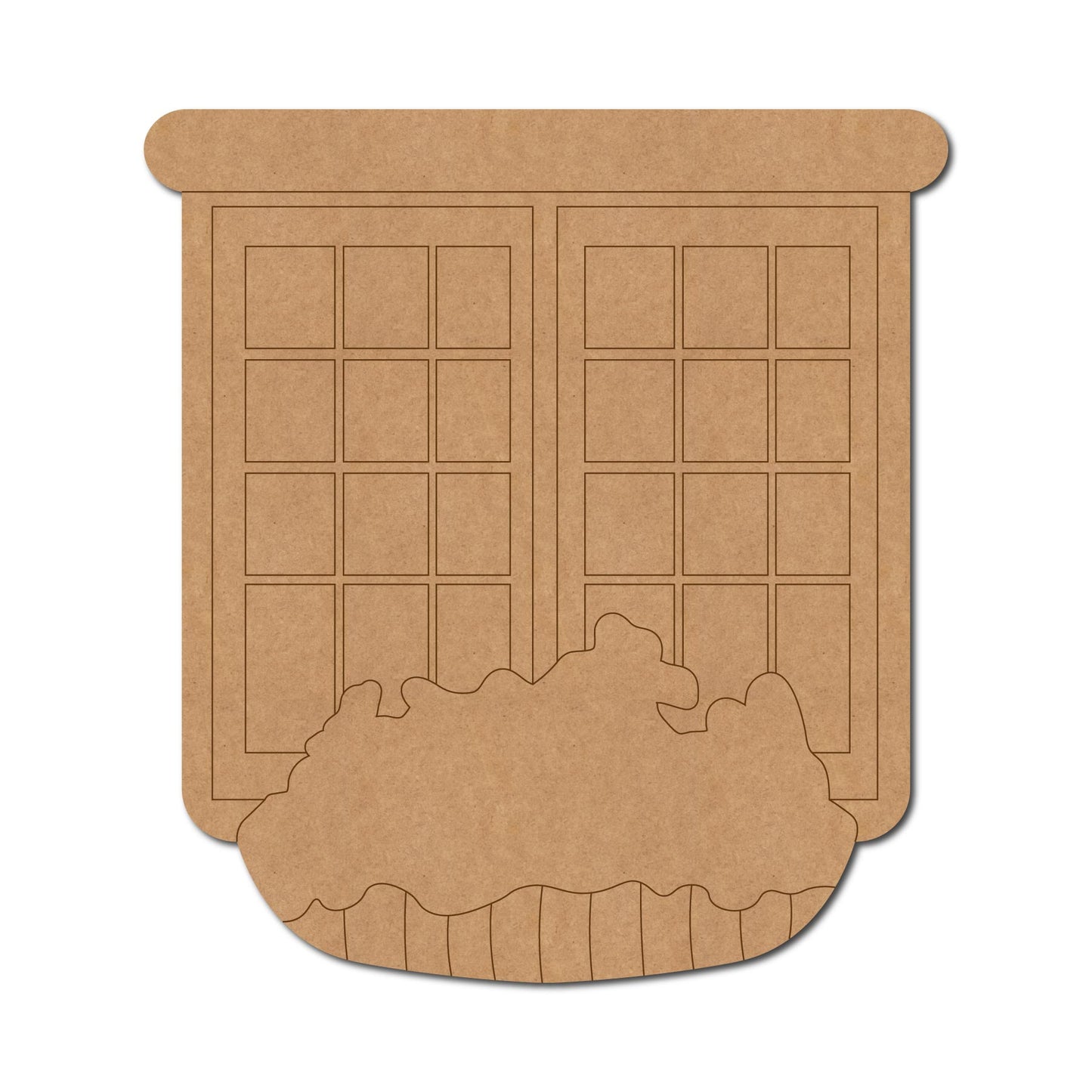 Window Pre Marked MDF Design 1