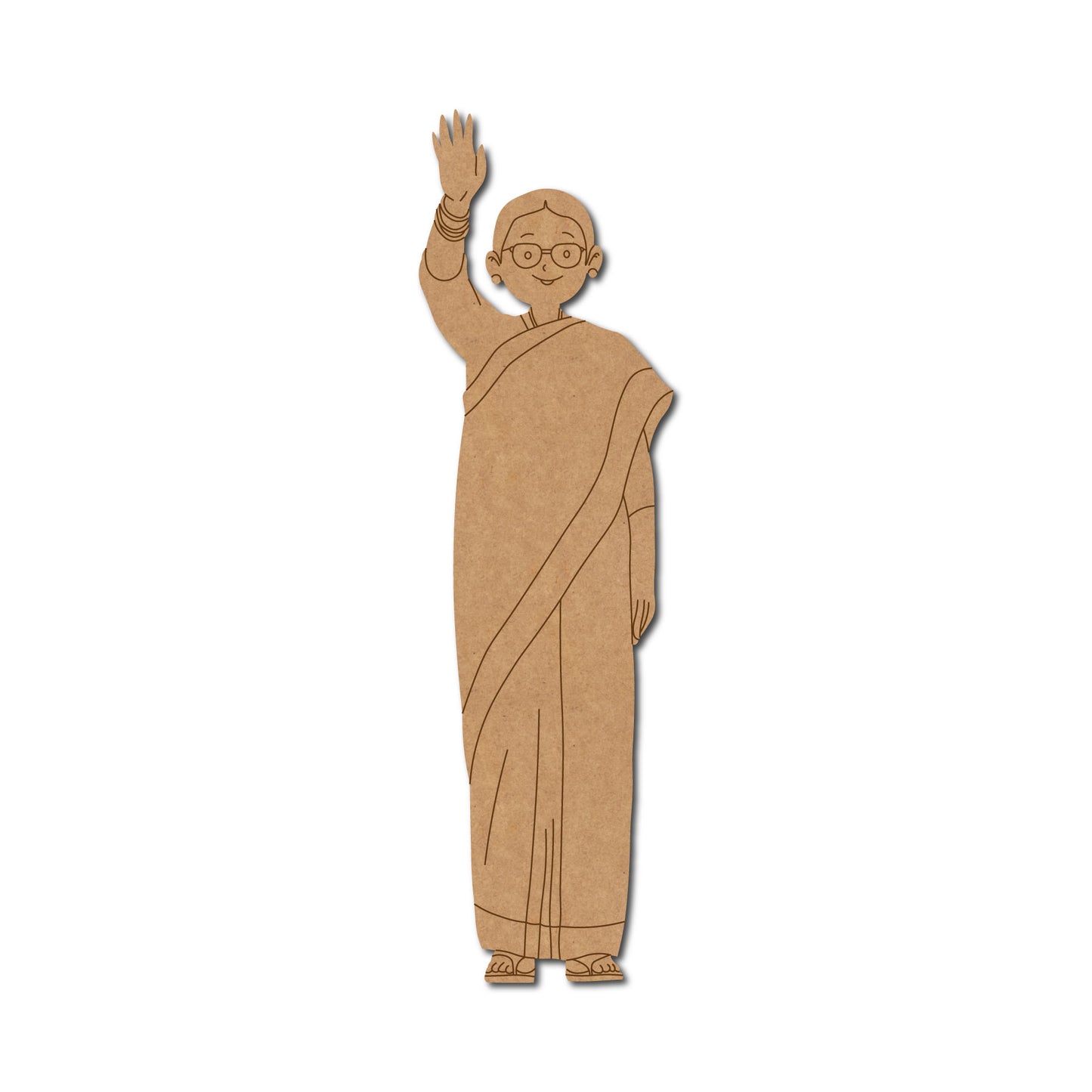 Woman Politician Pre Marked MDF Design 5