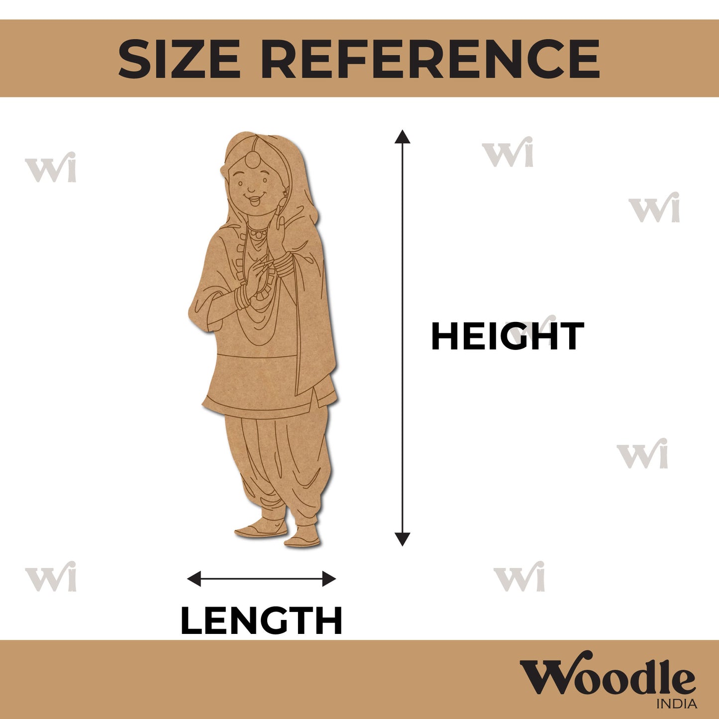 Woman Pre Marked MDF Design 10