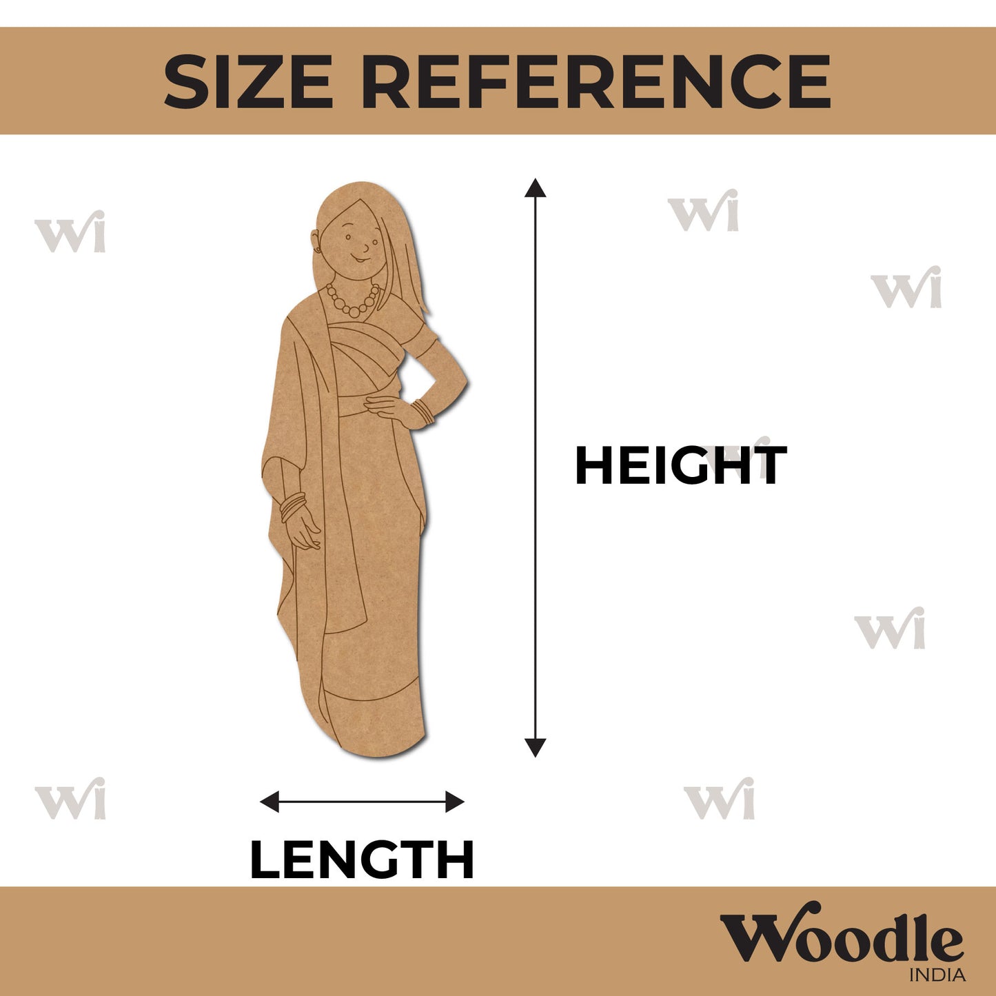 Woman Pre Marked MDF Design 27
