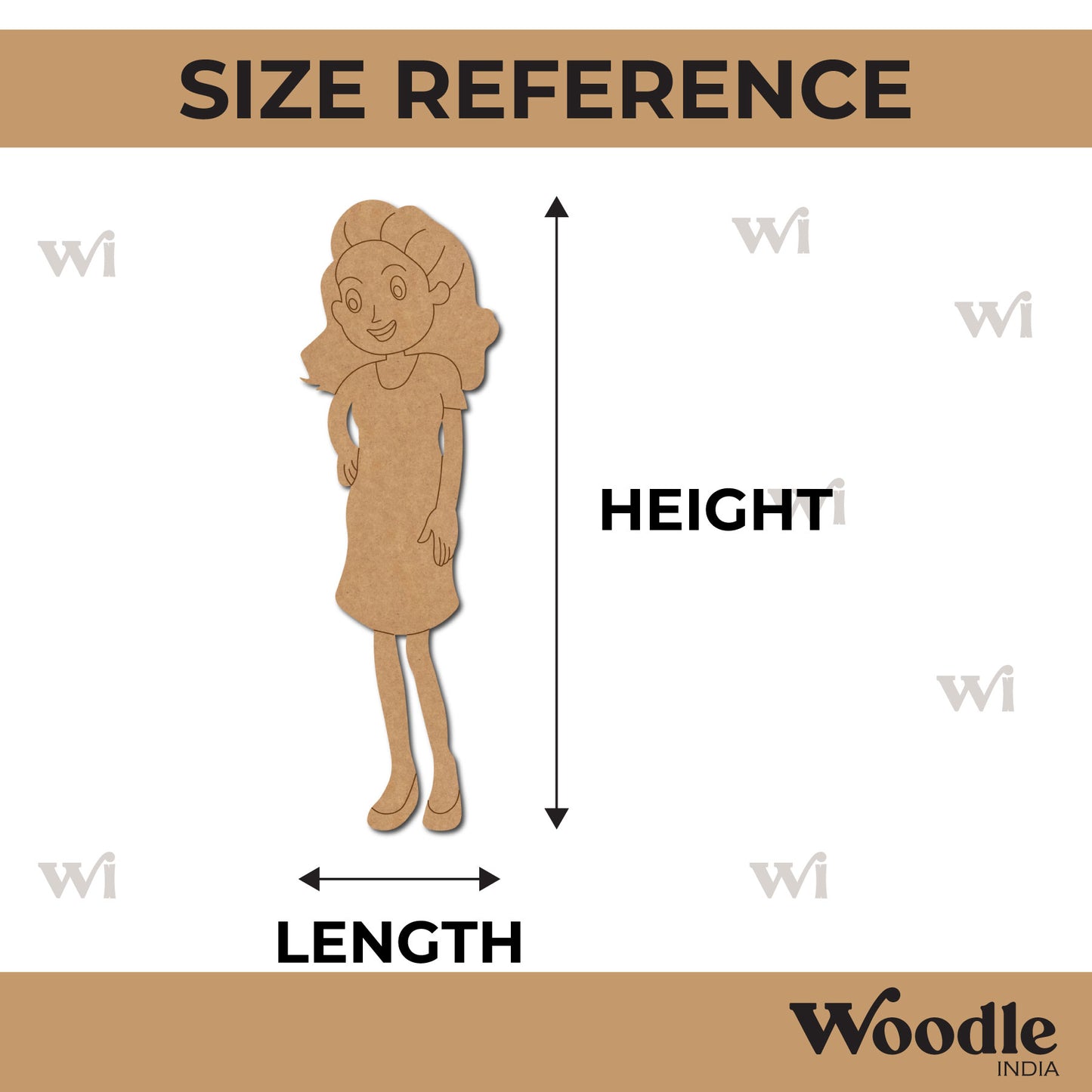 Woman Pre Marked MDF Design 49