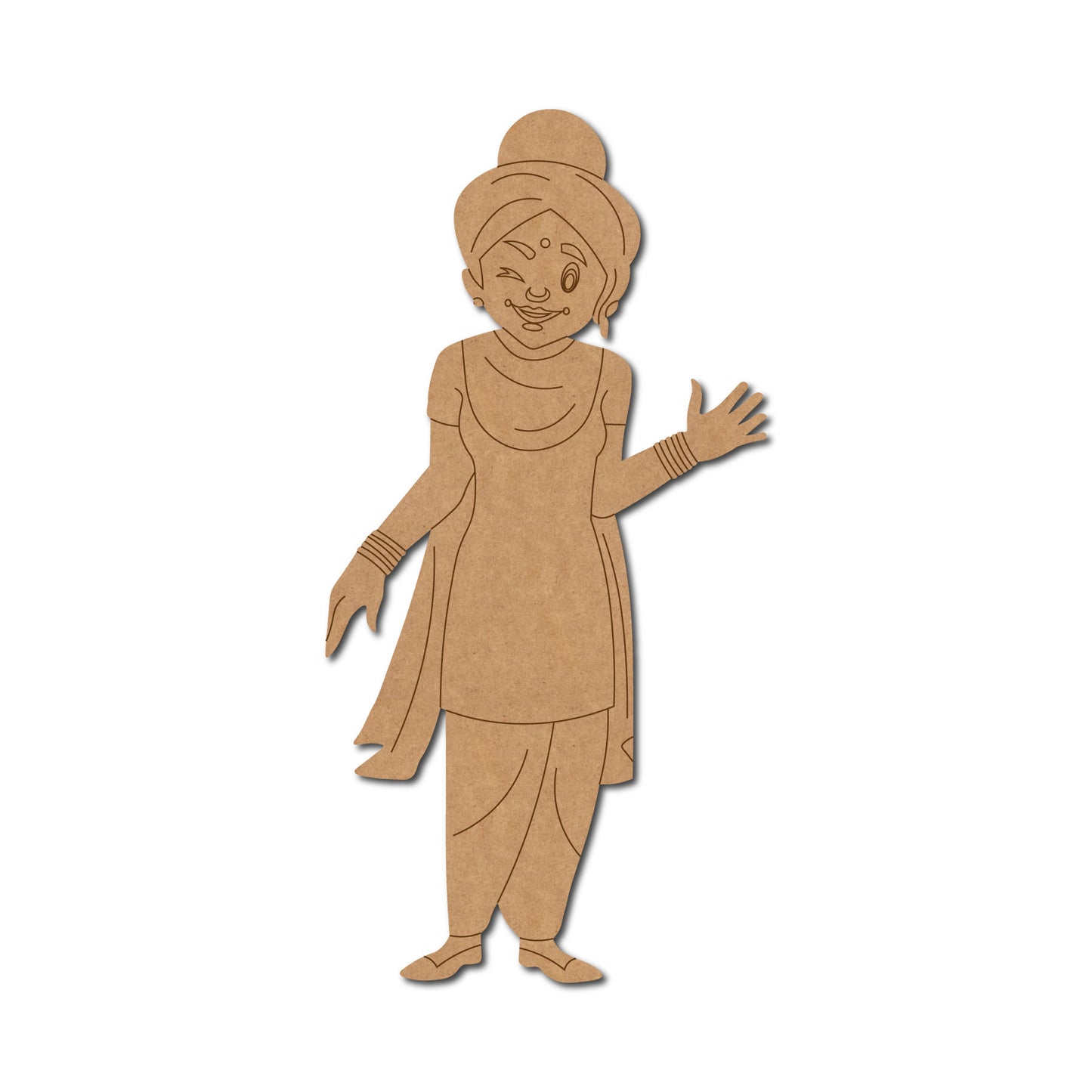 Woman Pre Marked MDF Design 50