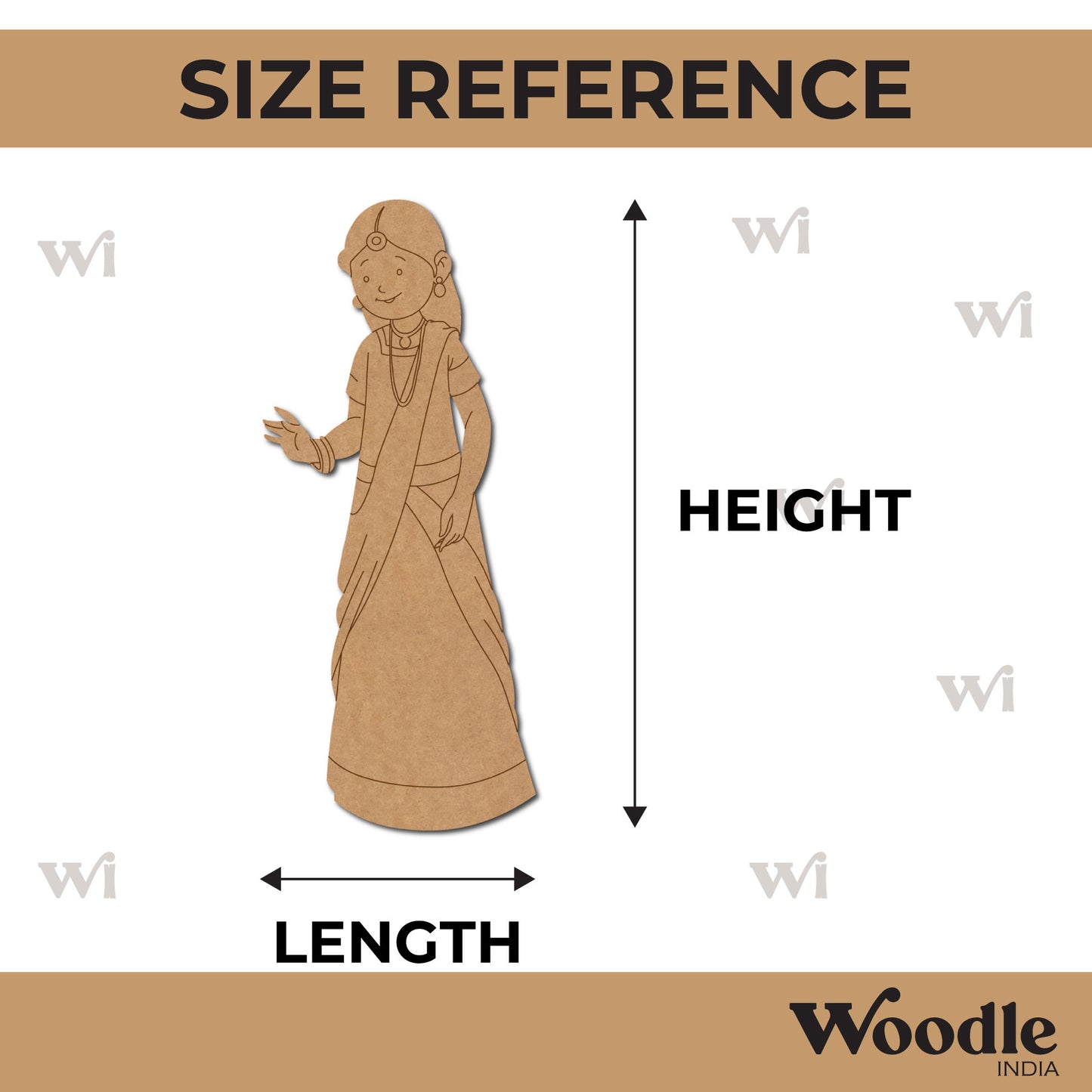 Woman Pre Marked MDF Design 52