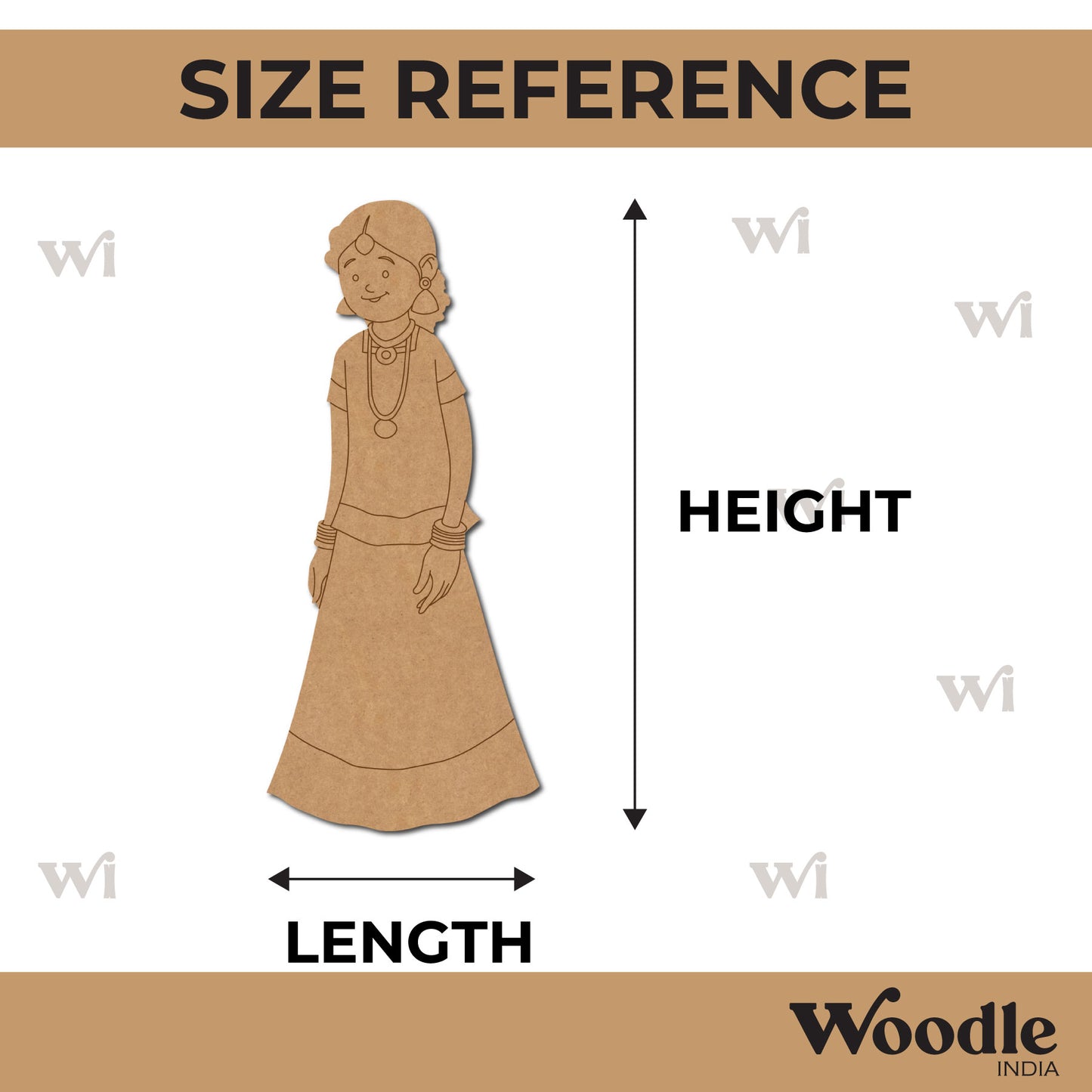 Woman Pre Marked MDF Design 53