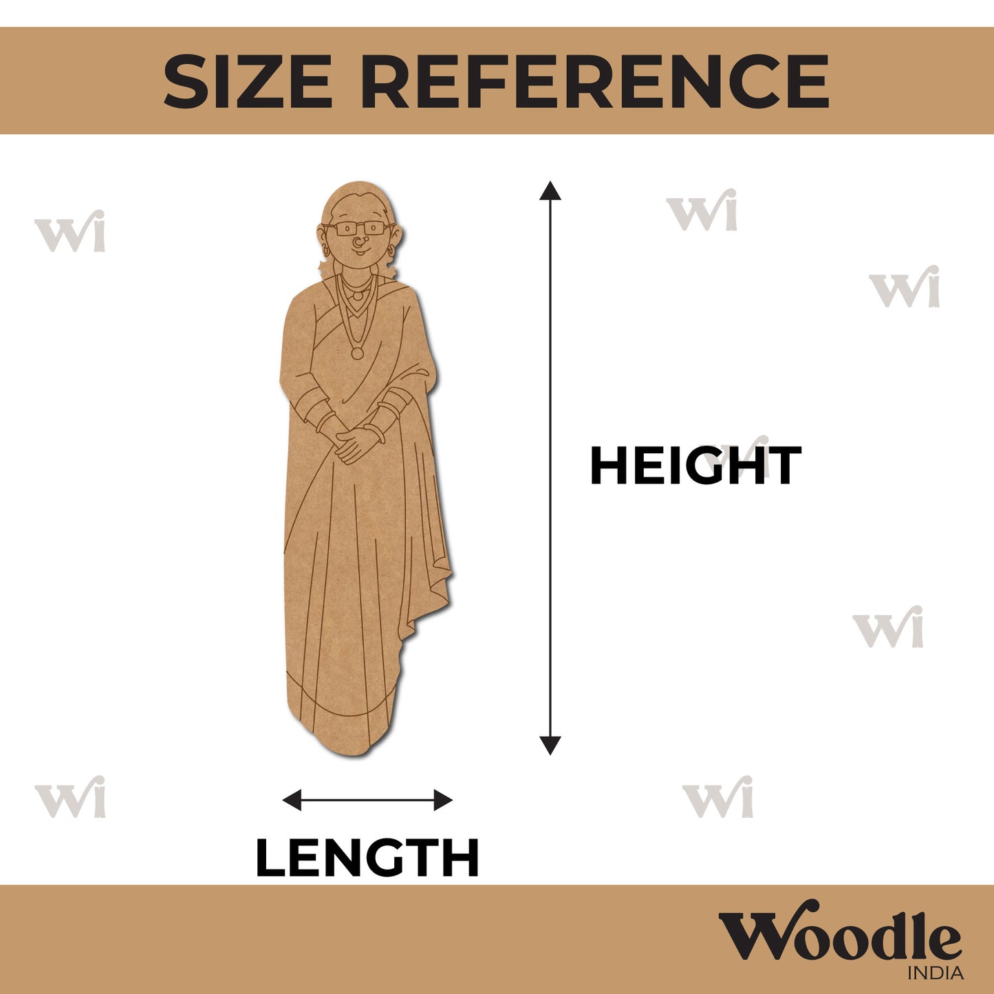Woman Pre Marked MDF Design 54