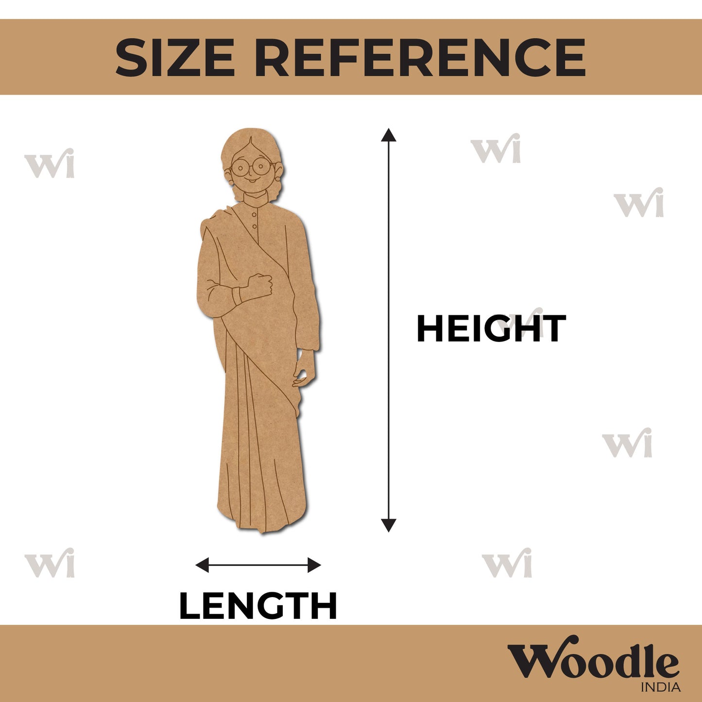 Woman Pre Marked MDF Design 56