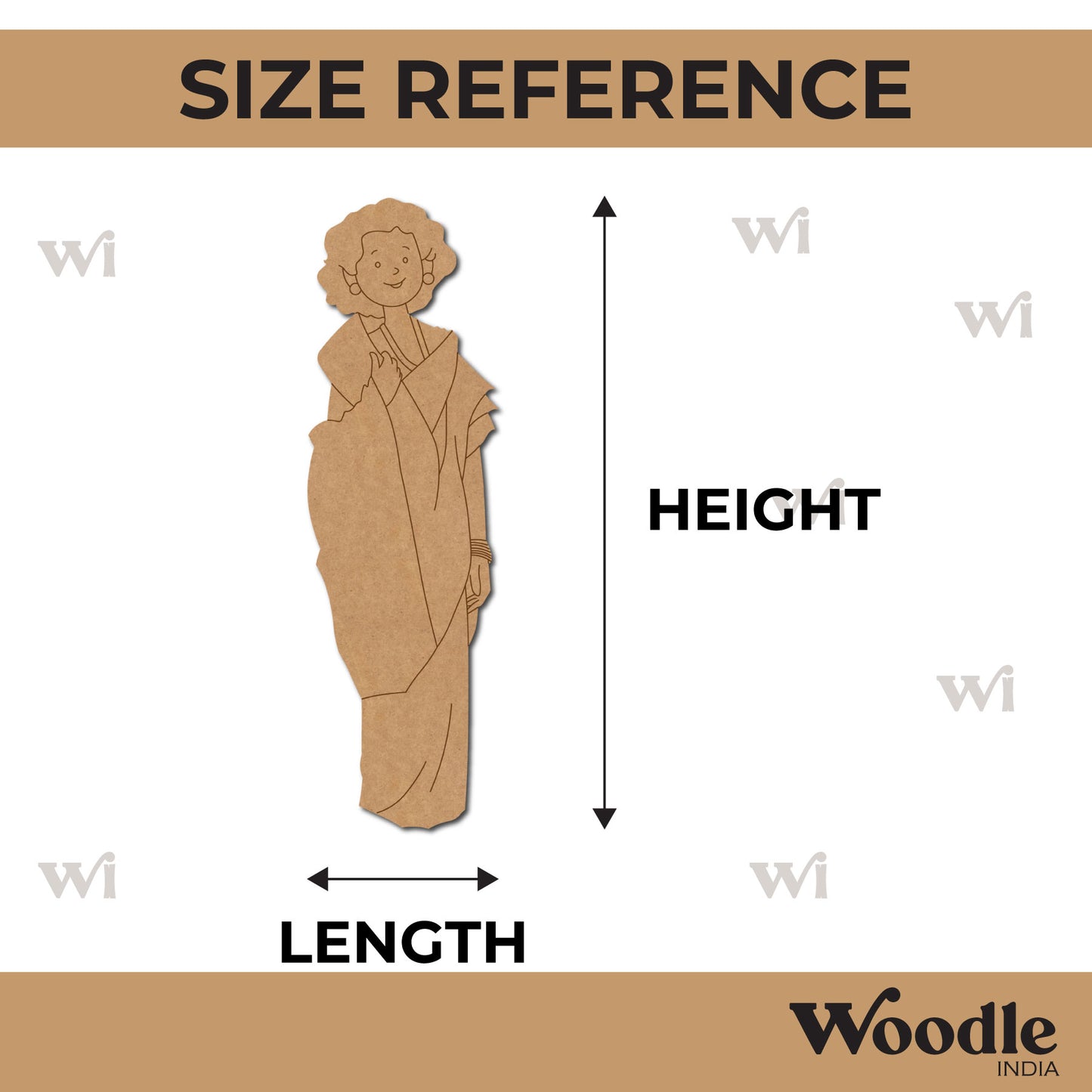 Woman Pre Marked MDF Design 57