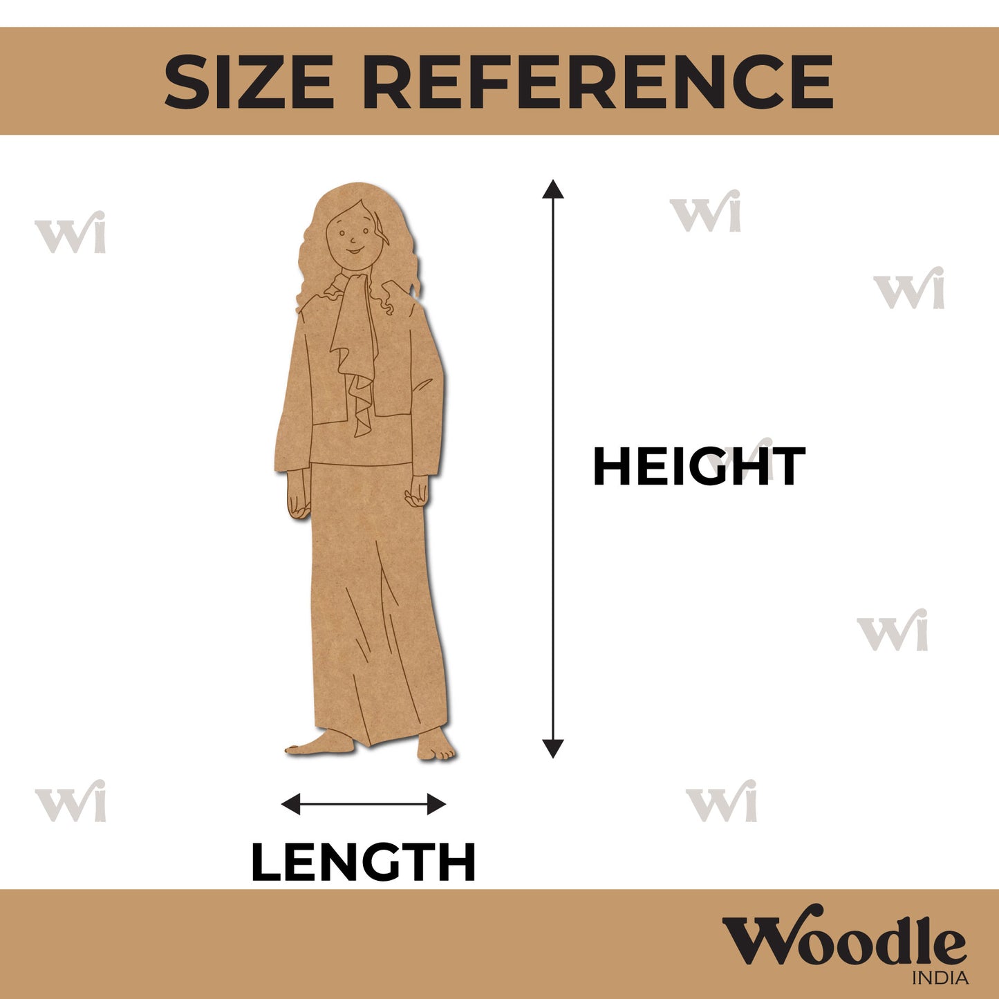 Woman Pre Marked MDF Design 58