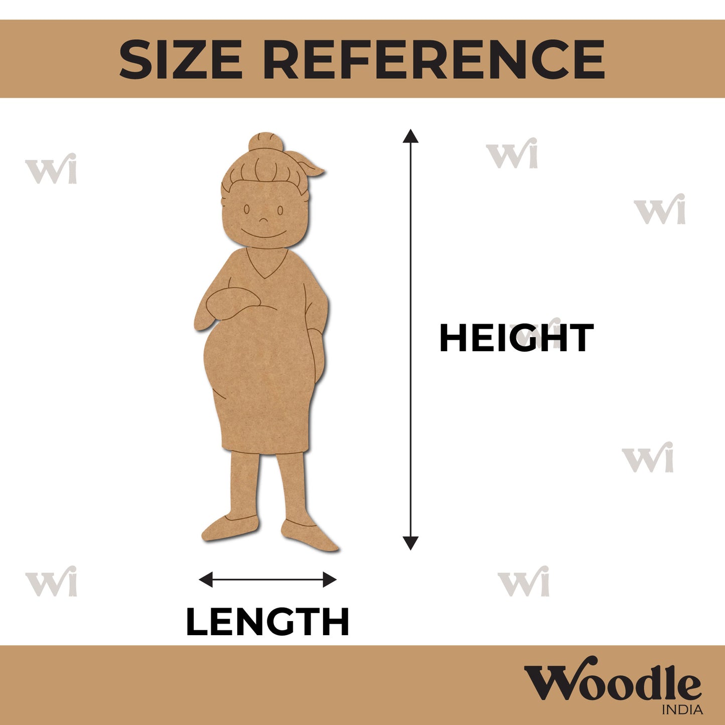 Woman Pre Marked MDF Design 6
