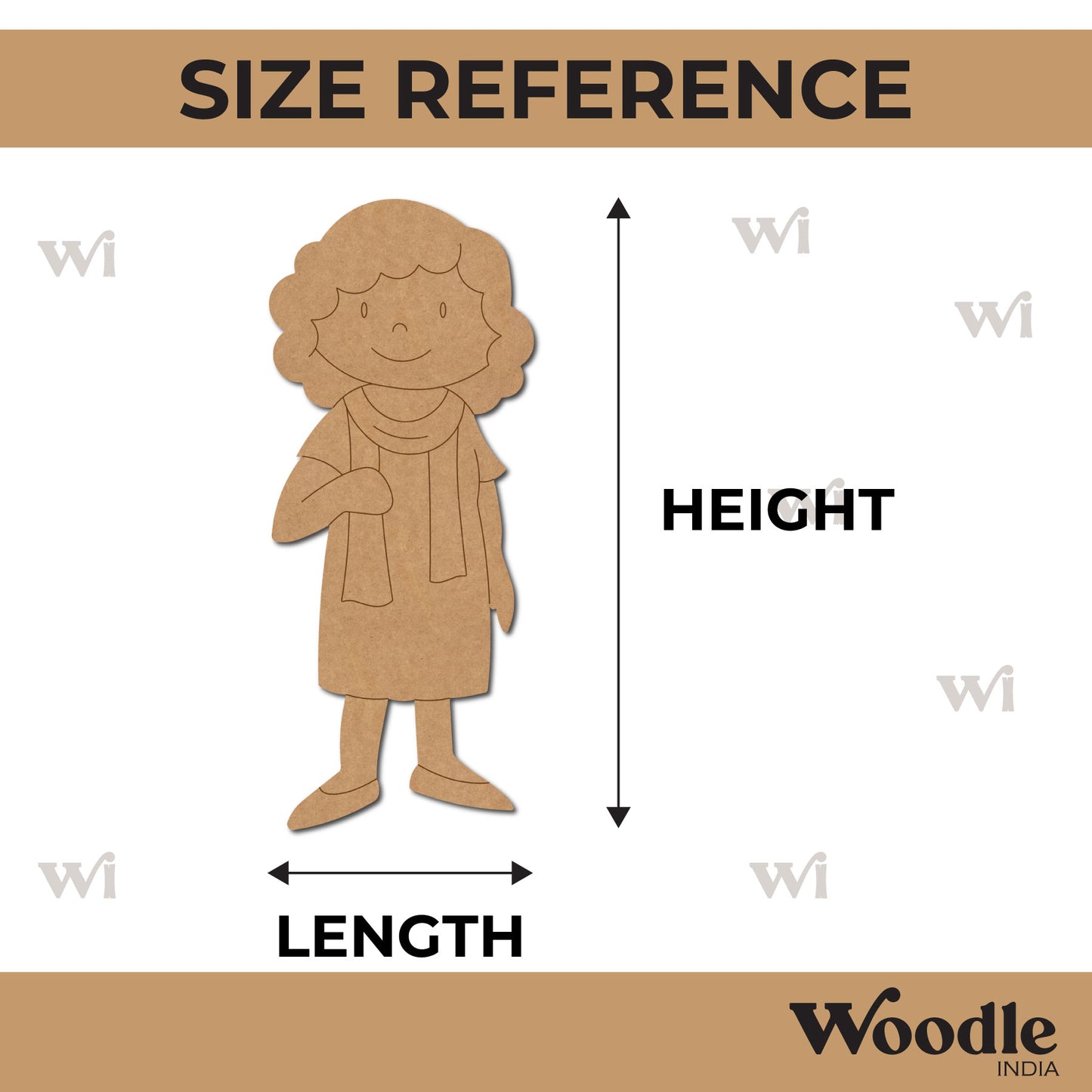 Woman Pre Marked MDF Design 7