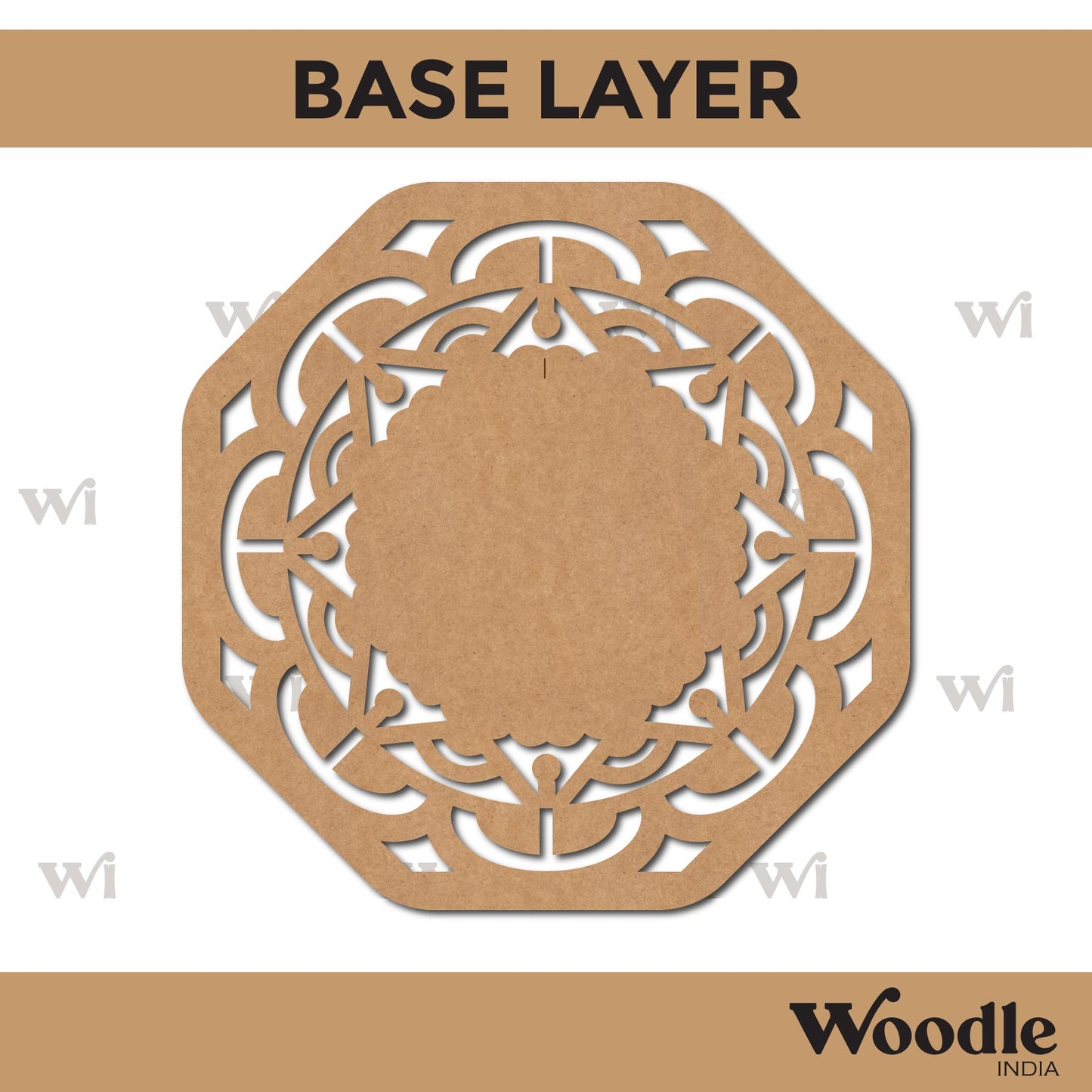 Diya Tealight Holder MDF Design 39