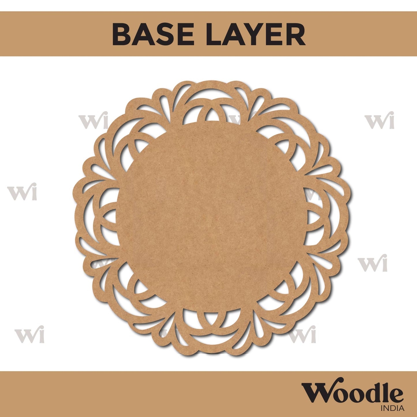 Diya Tealight Holder MDF Design 84