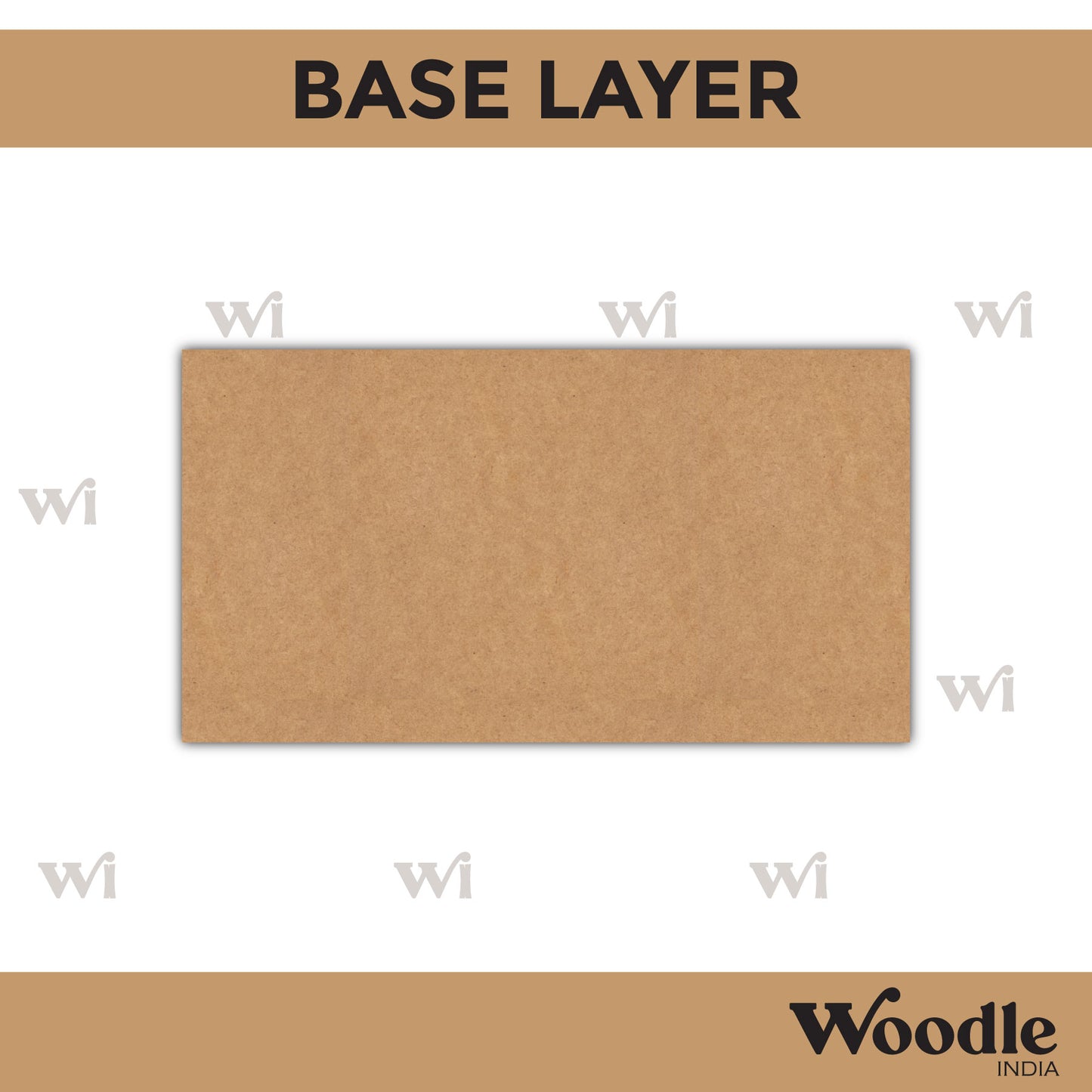 Flower Leaves House Nameplate MDF Design 2