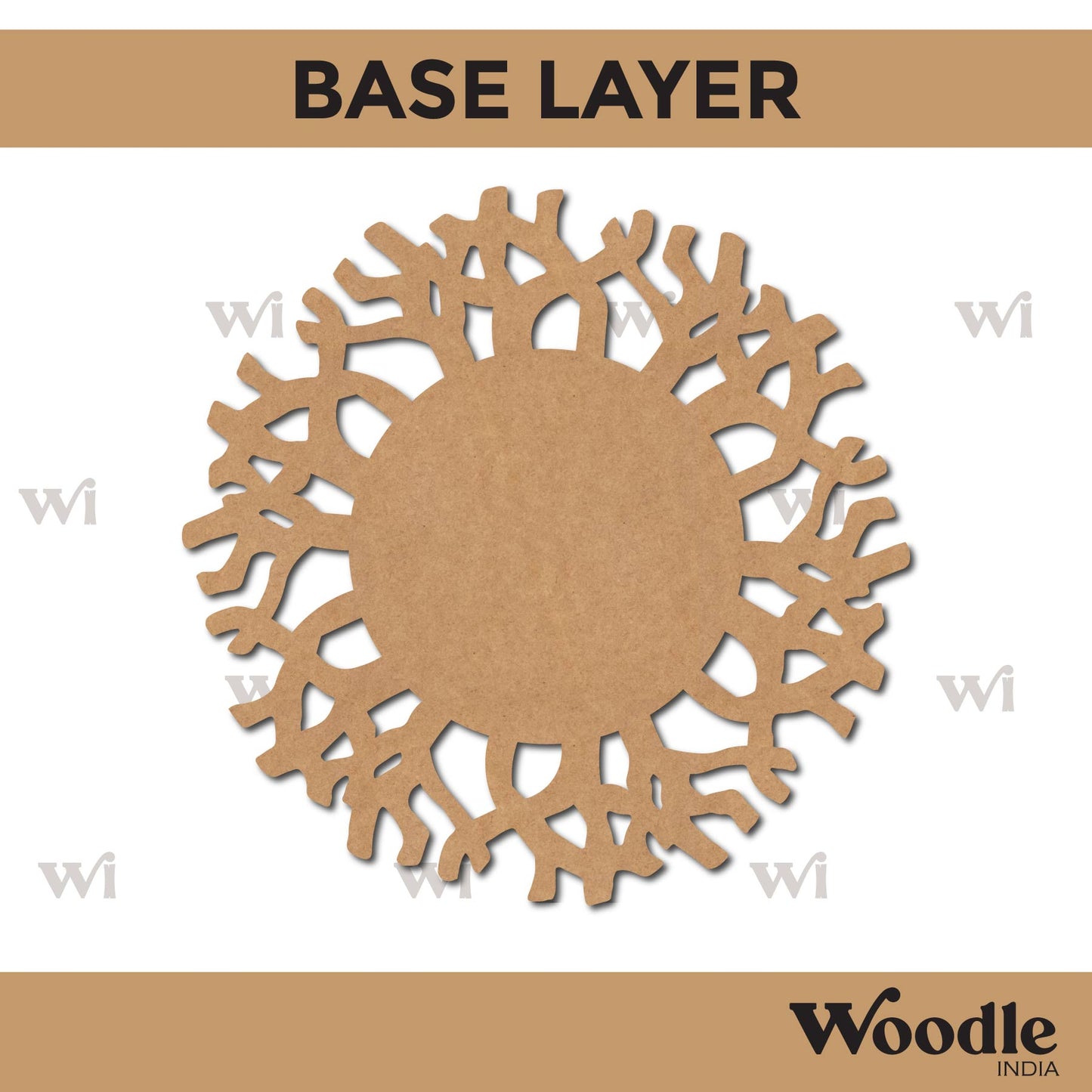 Diya Tealight Holder MDF Design 87