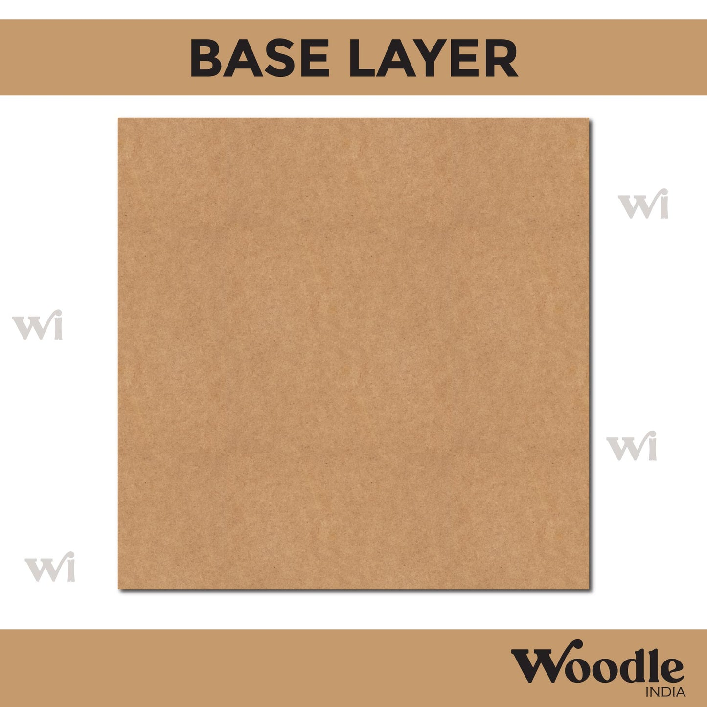 Jungle Theme Nameplate MDF Design 2