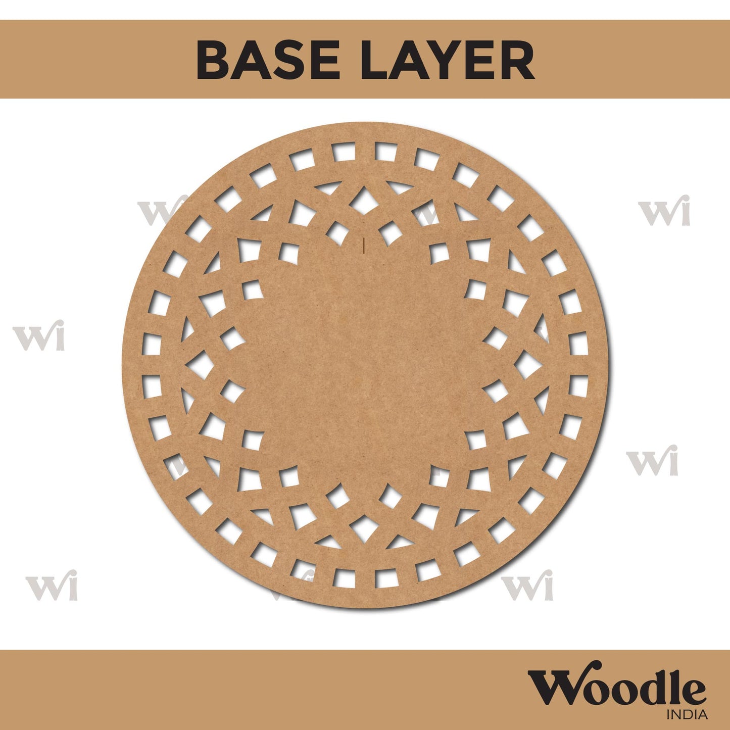 Diya Tealight Holder MDF Design 36