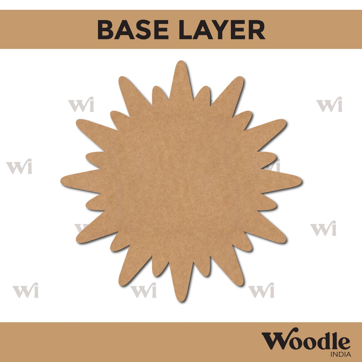 Diya Tealight Holder MDF Design 59