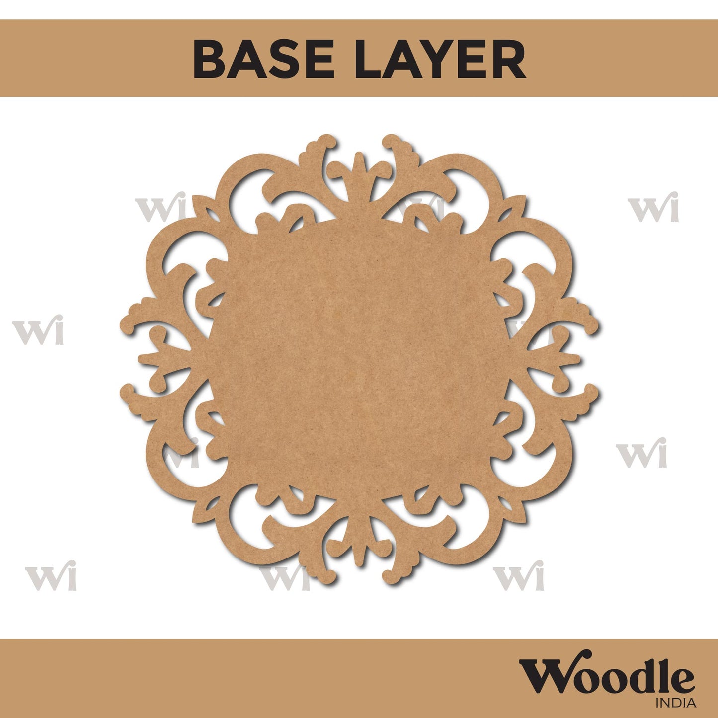Diya Tealight Holder MDF Design 48