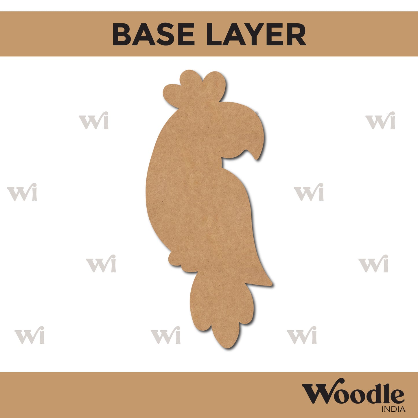 Parrot Mosaic Art MDF Design 1