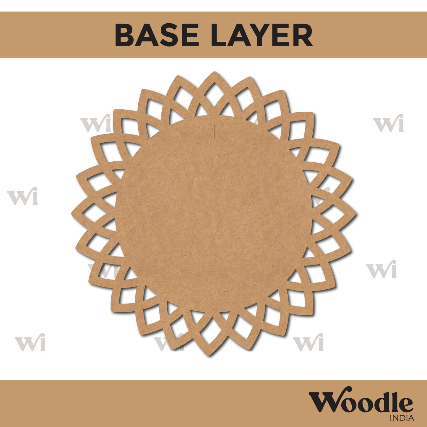 Diya Tealight Holder MDF Design 34