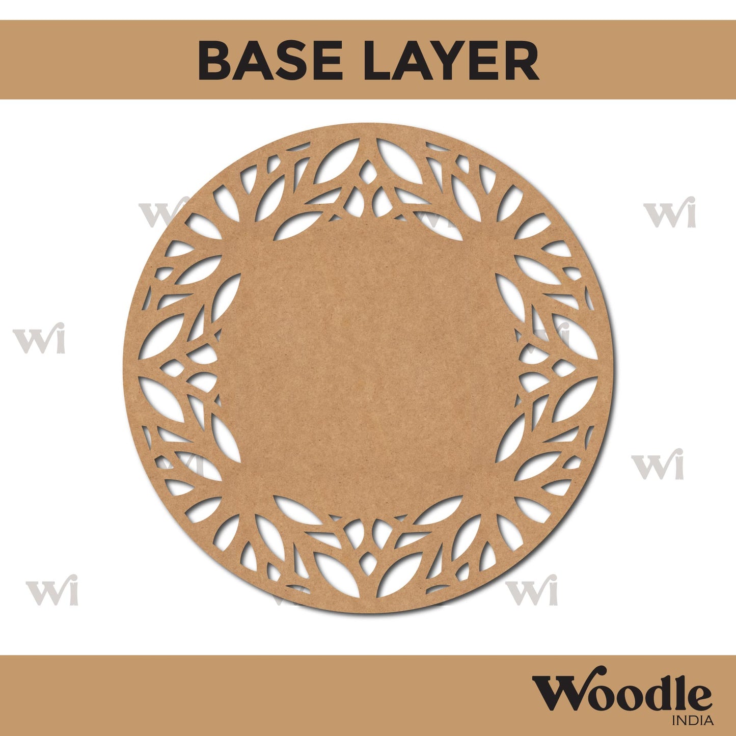 Diya Tealight Holder MDF Design 49