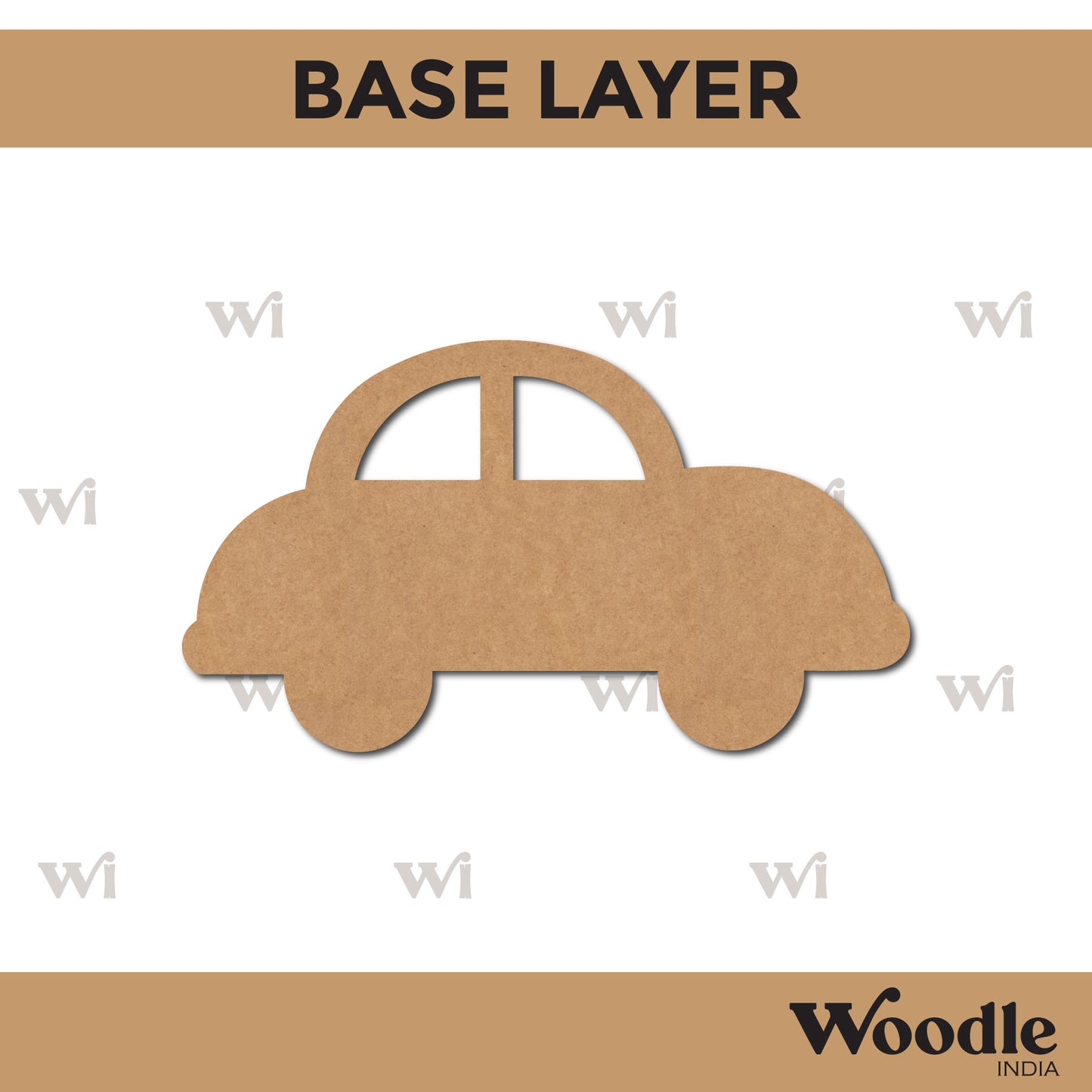 Car Nameplate MDF Design