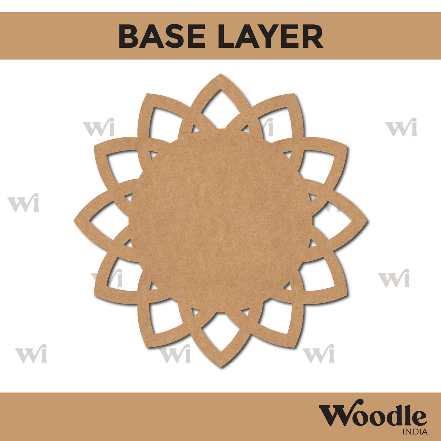 Diya Tealight Holder MDF Design 89
