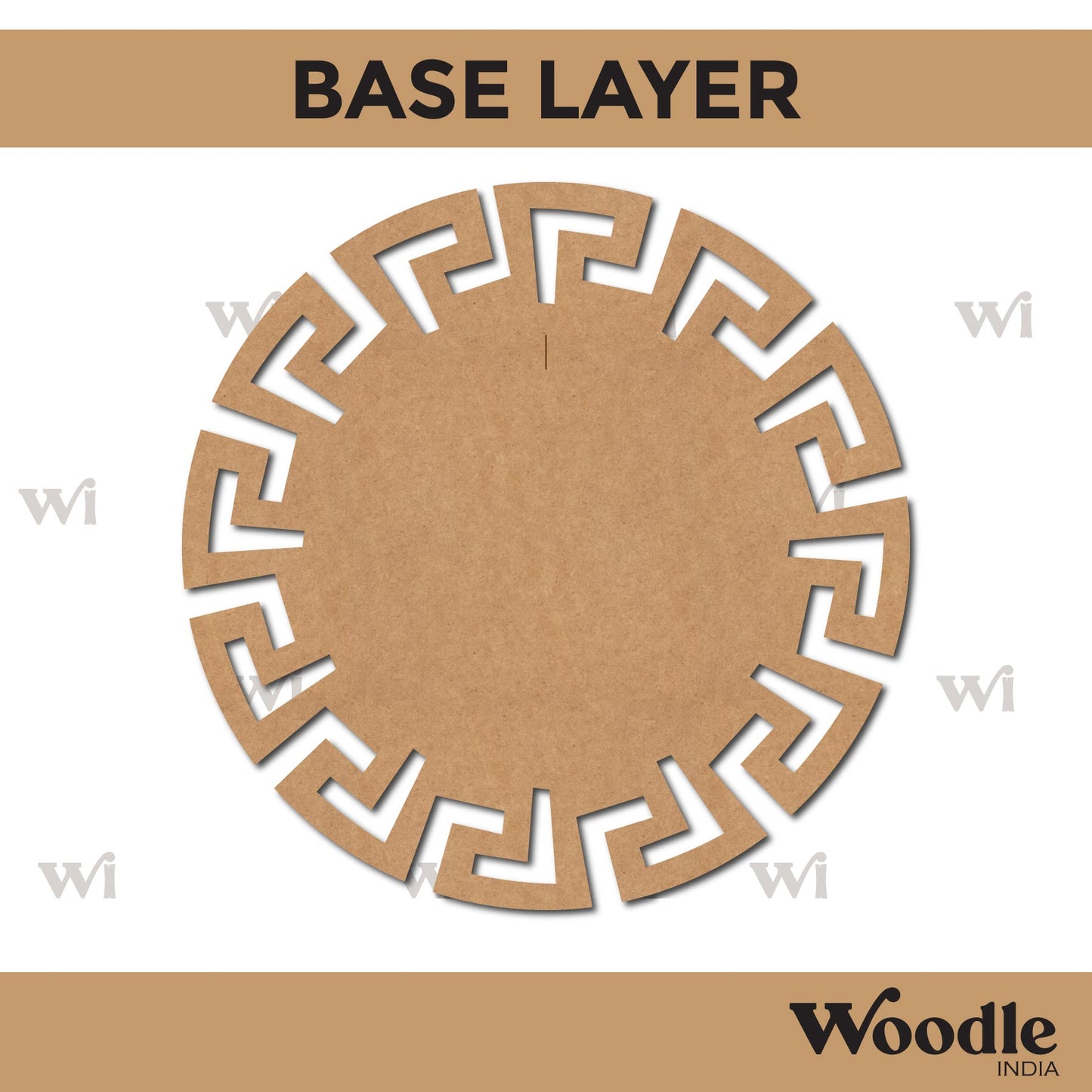 Diya Tealight Holder MDF Design 22