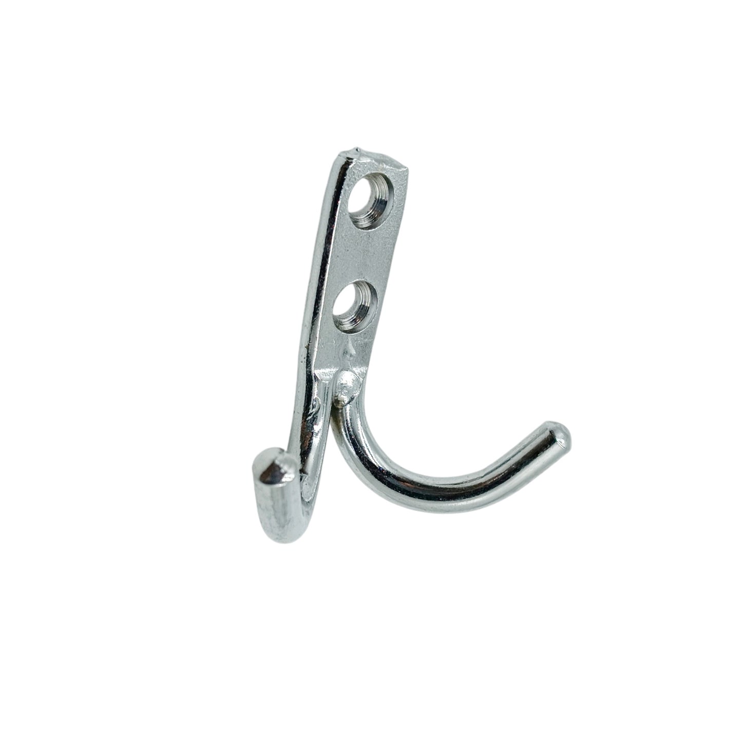 J Type Two Hook Stainless Steel Silver