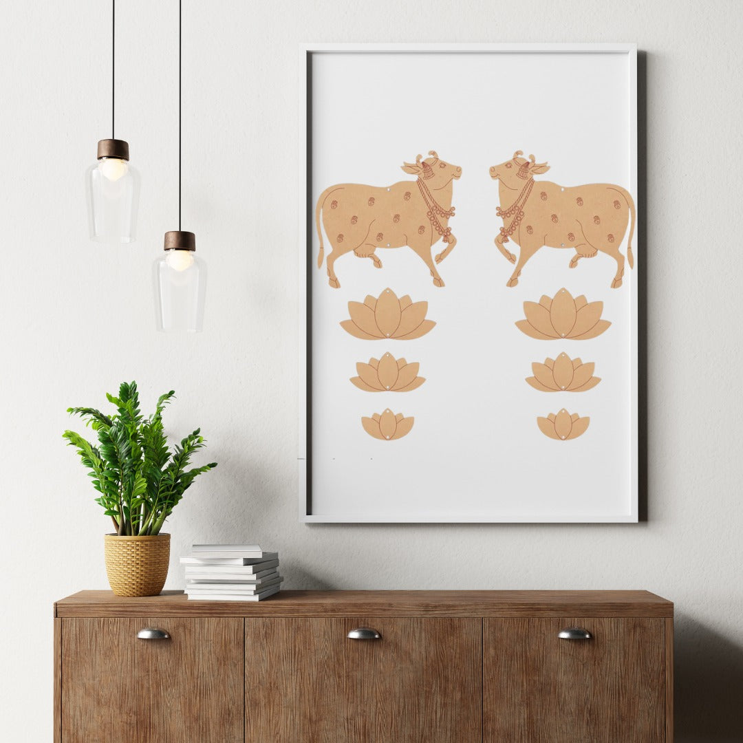 Discover the Art of Pichwai: Create Your Cow Wall Hanging