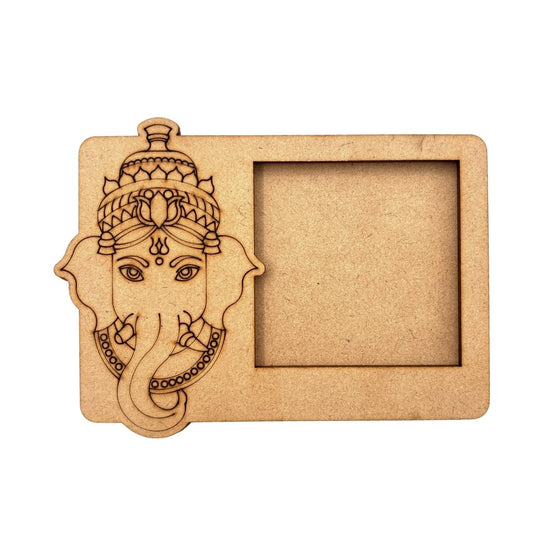 Ganesha Three Layered Photo Frame MDF Design 1