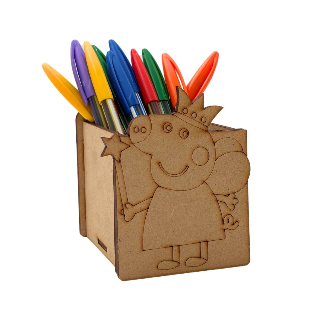 Peppa Pig Pen Stand MDF Design 1