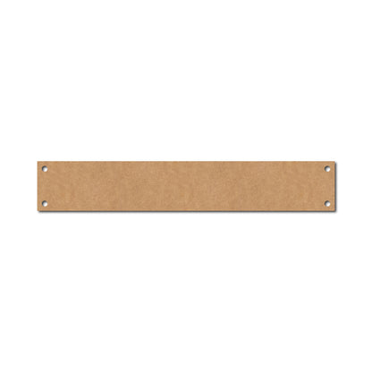 Rectangle Plank Cutout With Holes MDF Design 1