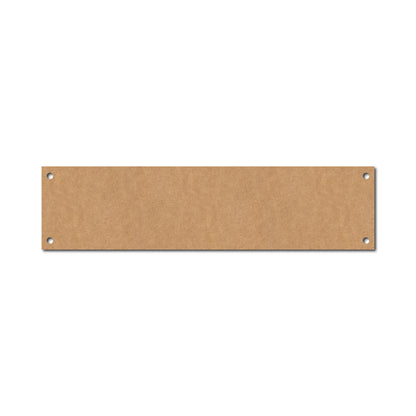 Rectangle Plank Cutout With Holes MDF Design 1