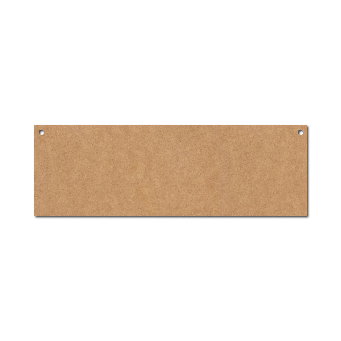 Rectangle Plank Cutout With Holes MDF Design 1