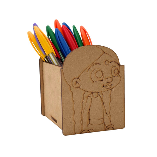 Chutki Chhota Bheem Pen Stand MDF Design 1