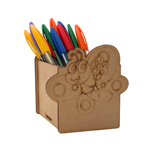 Butterfly Pen Stand MDF Design 1