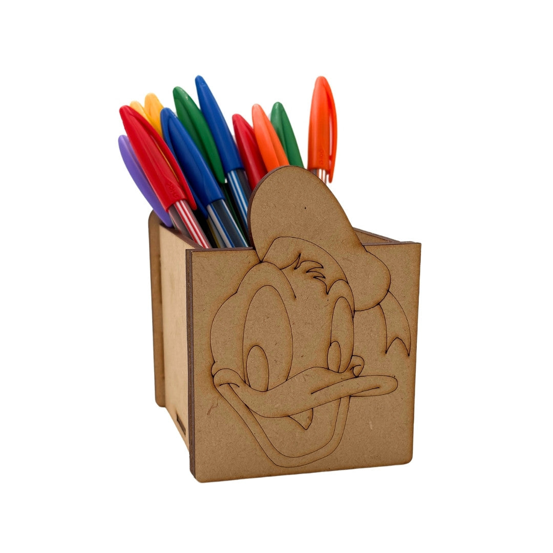 Donald Duck Pen Stand MDF Design 1