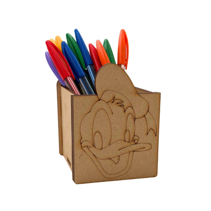 Donald Duck Pen Stand MDF Design 1