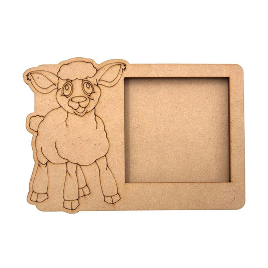 Sheep Three Layered Photo Frame MDF Design 1