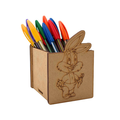 Rabbit Looney Tunes Pen Stand MDF Design 1