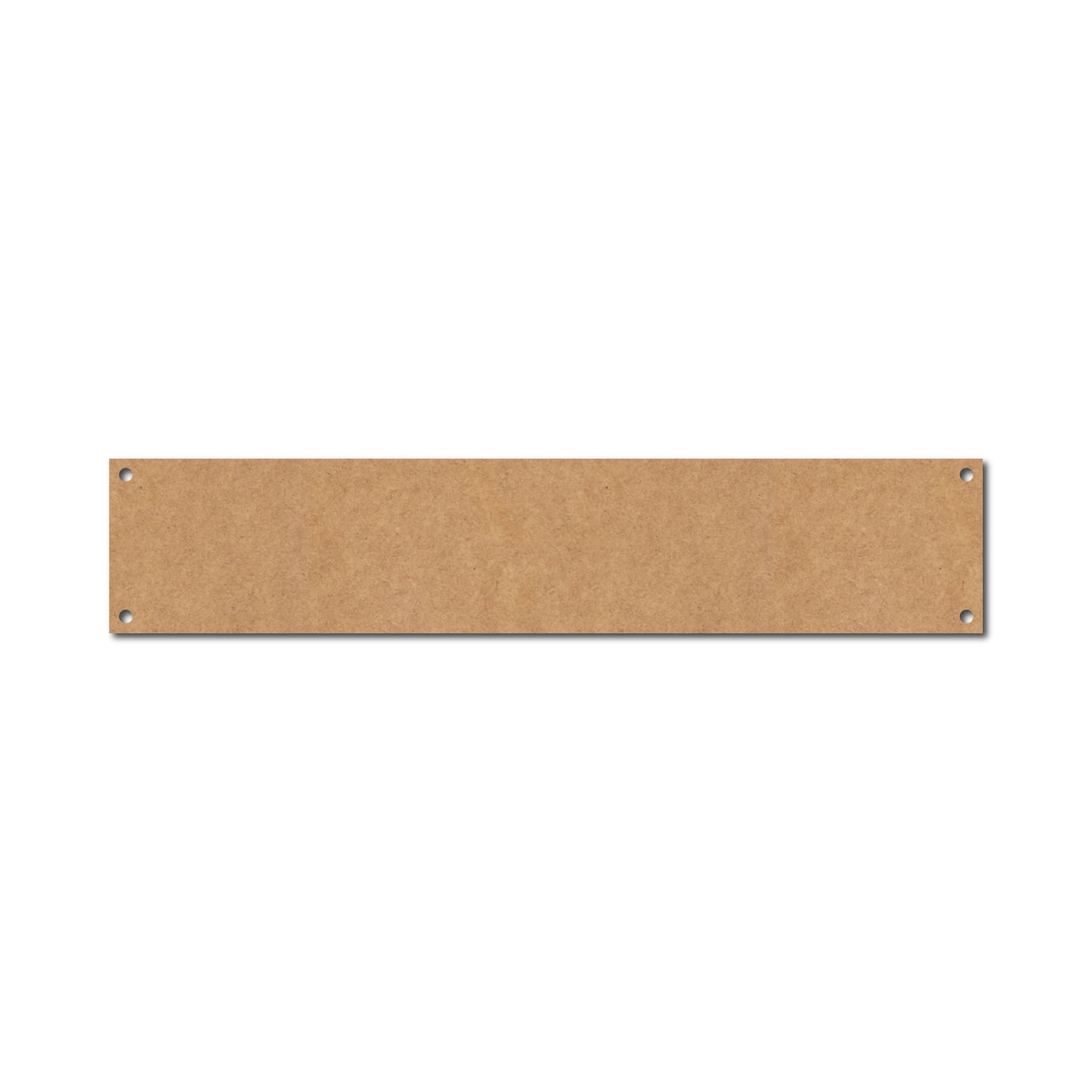 Rectangle Plank Cutout With Holes MDF Design 1