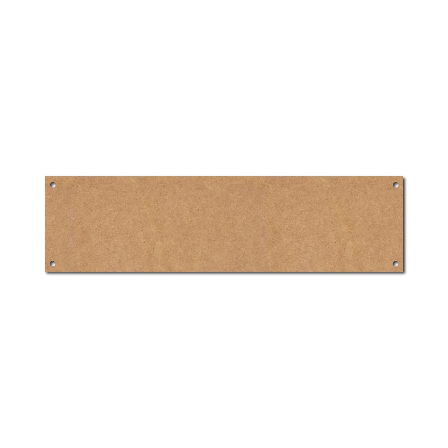 Rectangle Plank Cutout With Holes MDF Design 1