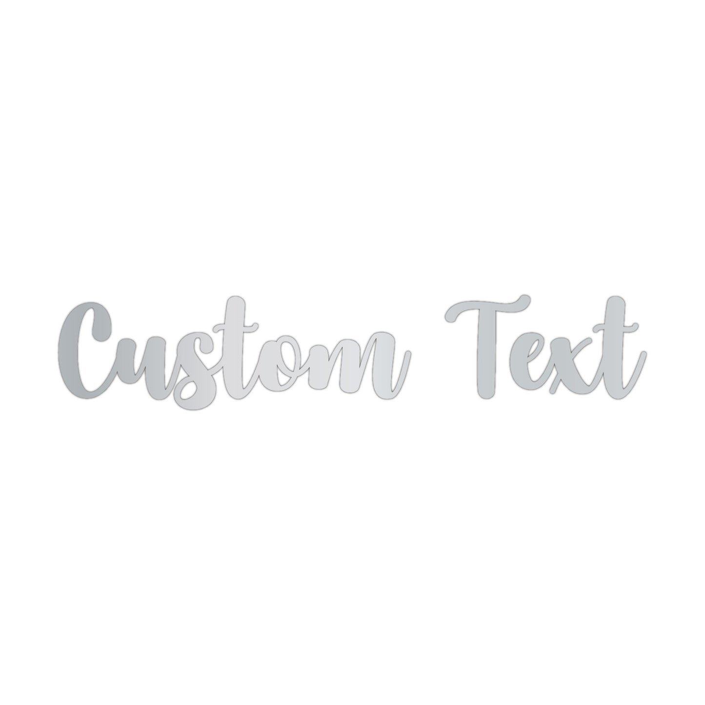 Acrylic Custom Text Name Cutout