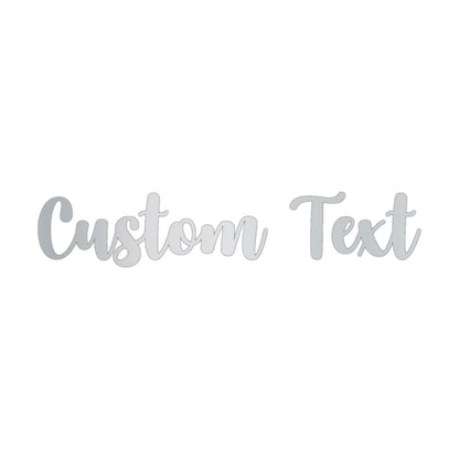 Acrylic Custom Text Name Cutout