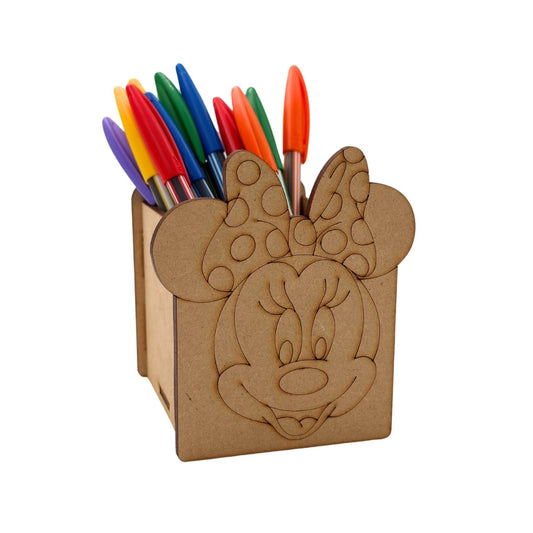 Mickey Mouse Pen Stand MDF Design 1