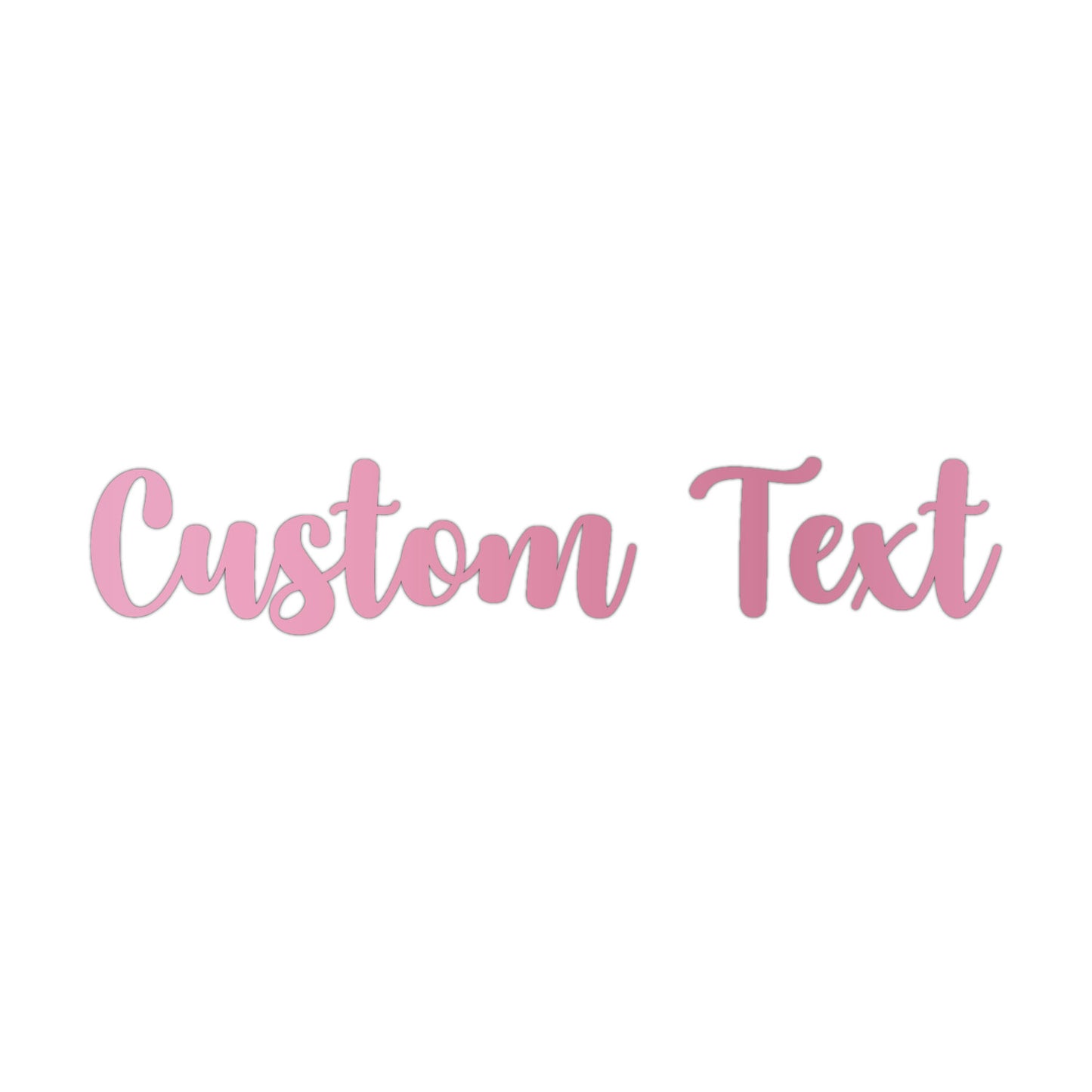 Acrylic Custom Text Name Cutout